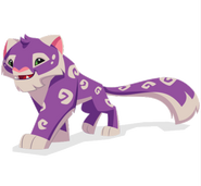 SnowLeopardPurpleArt