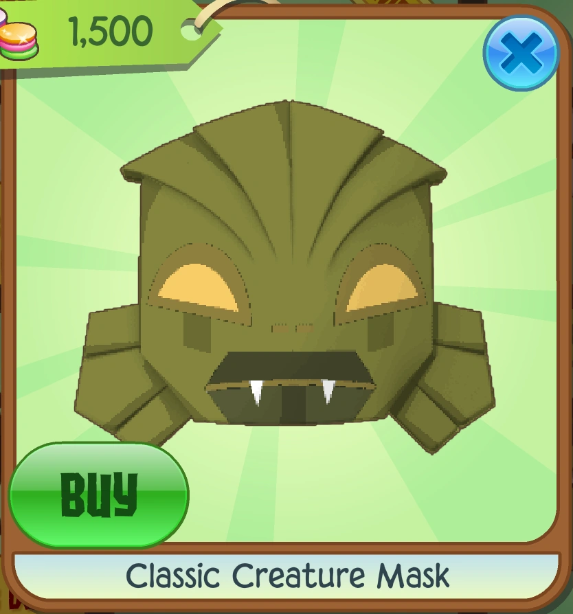 Classic Creature Mask Animal Jam Classic Wiki Fandom