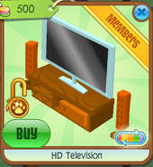 HD Television orange