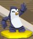 The Gold-Based Penguin Figure for the 'Animal' Collection