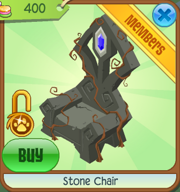 Stone Chair Animal Jam Classic Wiki Fandom