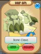 Bone claws green