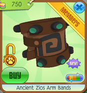 FA Ancient Zios Arm Bands black