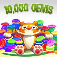 The Gems Gift Certificate image for 10,000 Gems.