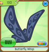 Butterfly Wings blue