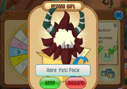 Rare Yeti Face Daily Spin