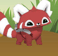 The Backpack has inverted colors when worn by a Red Panda.