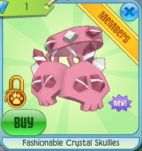 Fashionable Crystal Skullies | Animal Jam Classic Wiki | Fandom