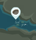 A Silver panning location found in a cave.