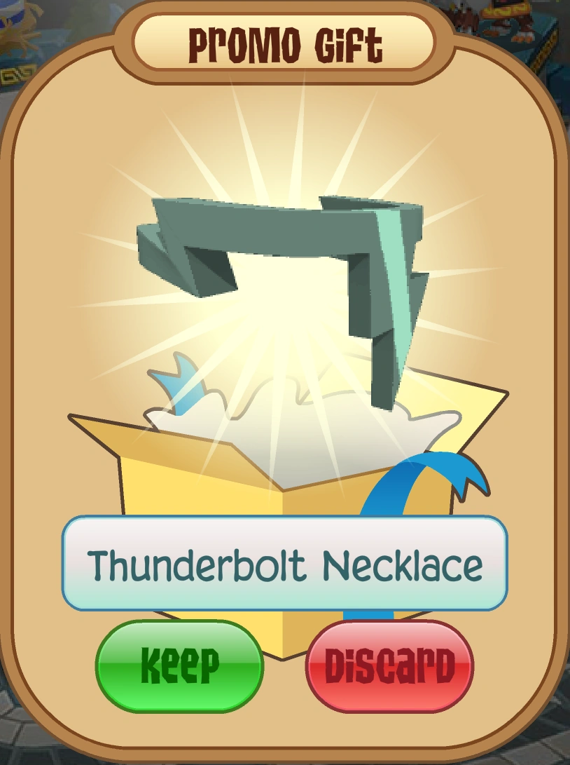 Thunderbolt Necklace Animal Jam Classic Wiki Fandom