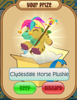 Clydesdale Horse Plushie Animal Jam Classic Wiki Fandom