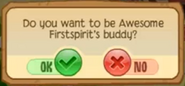 A Buddy request seen after Beta Testing.