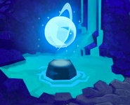 This appears in Epic Wonders as the shop orb for the den items.