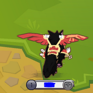 A glitch that happens with the item.