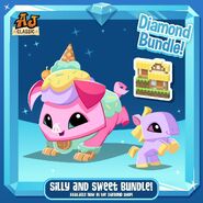 Official Animal Jam Instagram graphic promoting the bundle