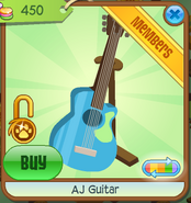 AJ Guitar blue
