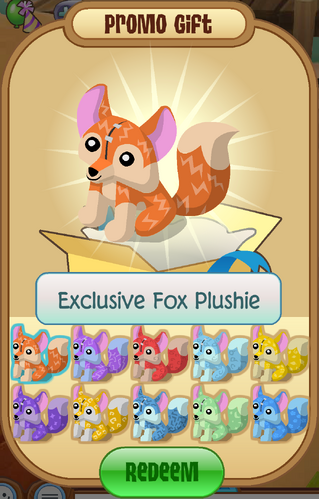 Exclusive Fox Plushie | Animal Jam Classic Wiki | Fandom