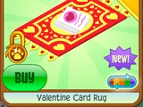 Valentine Card Rug