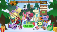 Homepage of Animal Jam Classic during Jamaalidays 2016