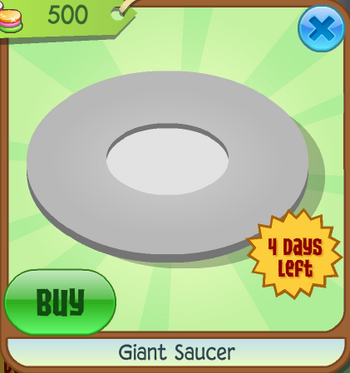 Giant-saucer