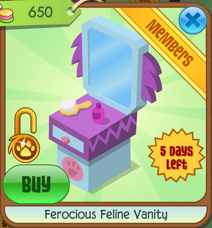 Ferocious Feline Vanity Animal Jam Classic Wiki Fandom
