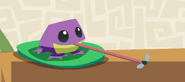 The Pet Frog seen in the Sloth Minibook.