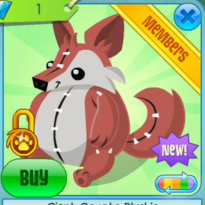 coyote plushie aj