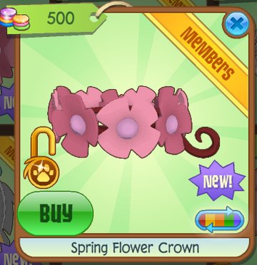 Spring Flower Crown Animal Jam