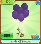 Bundle Of Balloons purple