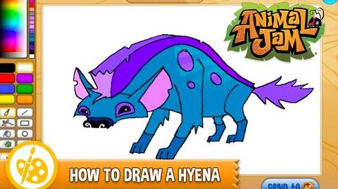 Sketch Jam - How to draw a Hyena (Speed Drawing)