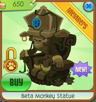 Monkey Plushie (Beta), Animal Jam Wiki