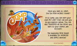 AJ Jump | Animal Jam Classic Wiki | Fandom AJ Jump | Animal Jam Classic Wiki | Fandom