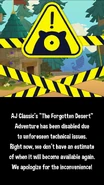 Animal Jam's Instagram Story (December 18, 2023) addressing The Forgotten Desert.