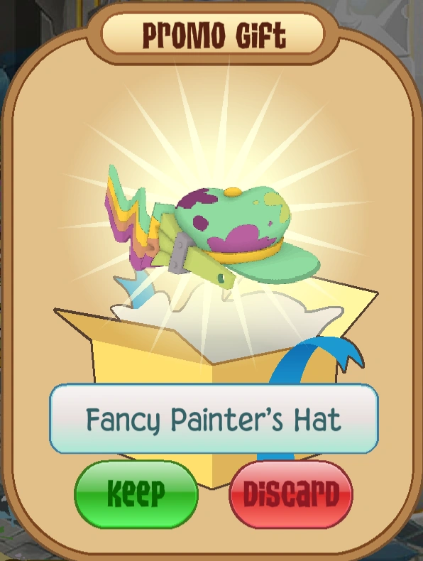 Fancy Painter's Hat Animal Jam Classic Wiki Fandom