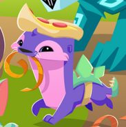 Otter appearing on the Animal Jam Summer 2018 homescreen.