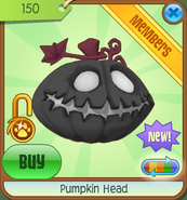 Pumpkin Head ed1f black