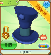Hat-Shop Top-Hat Blue