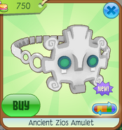 FA Ancient Zios Amulet white