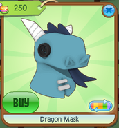 Dragon Mask blue