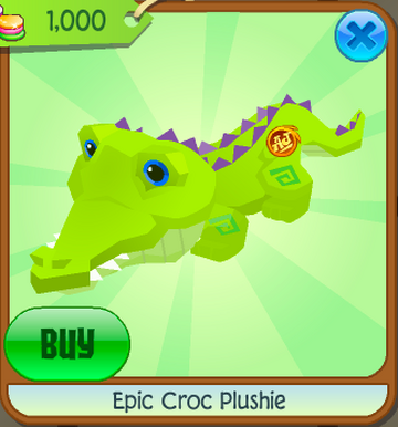 Animal jam crocodile plushie shop
