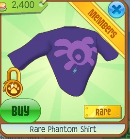 Rare Phantom Shirt | Animal Jam Classic Wiki | Fandom