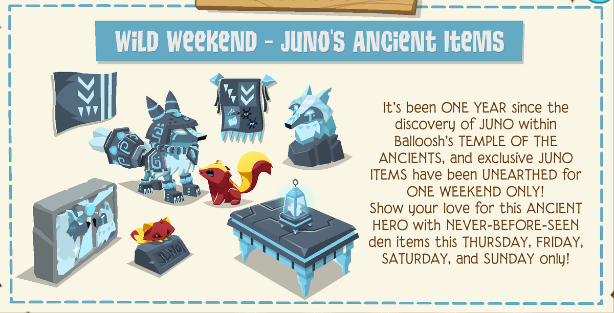 Juno's Ancient Items | Animal Jam Classic Wiki | Fandom