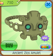 FA Ancient Zios Amulet olive