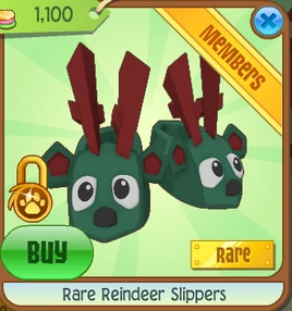 Rare Reindeer Slippers