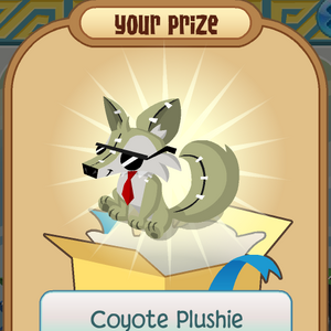 coyote plushie aj