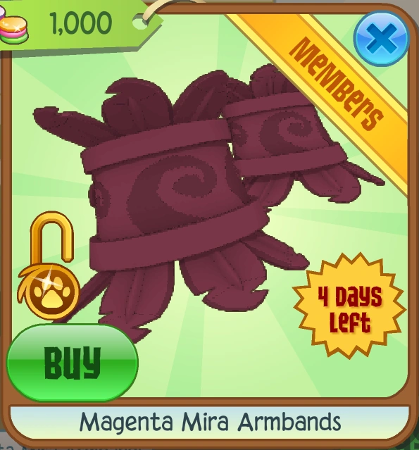 Magenta Mira Armbands Animal Jam Classic Wiki Fandom
