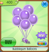 Candy-Shop Bubblegum-Balloons Purple