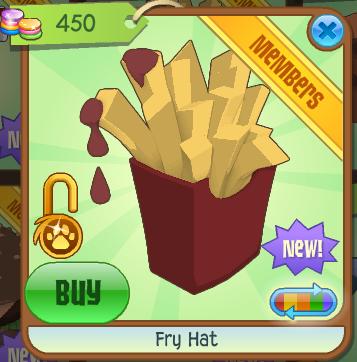 dog french fry hat