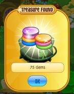 The Pot of Gems opened giving the gems