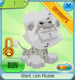 Giant lion plushie aj deals